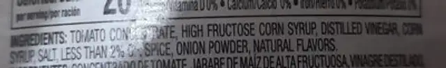 Unknown ingredients label