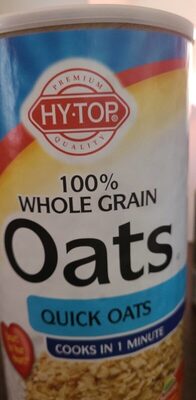 Whole grain oats front packaging