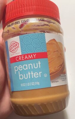 Peanut butter front packaging