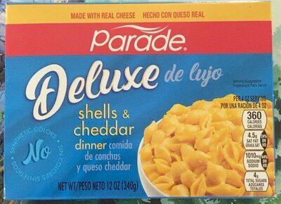 Deluxe de lujo shells & cheddar dinner