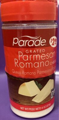 Grated Parmesan Romano Cheese
