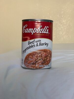 Soup beef vegetable & barley