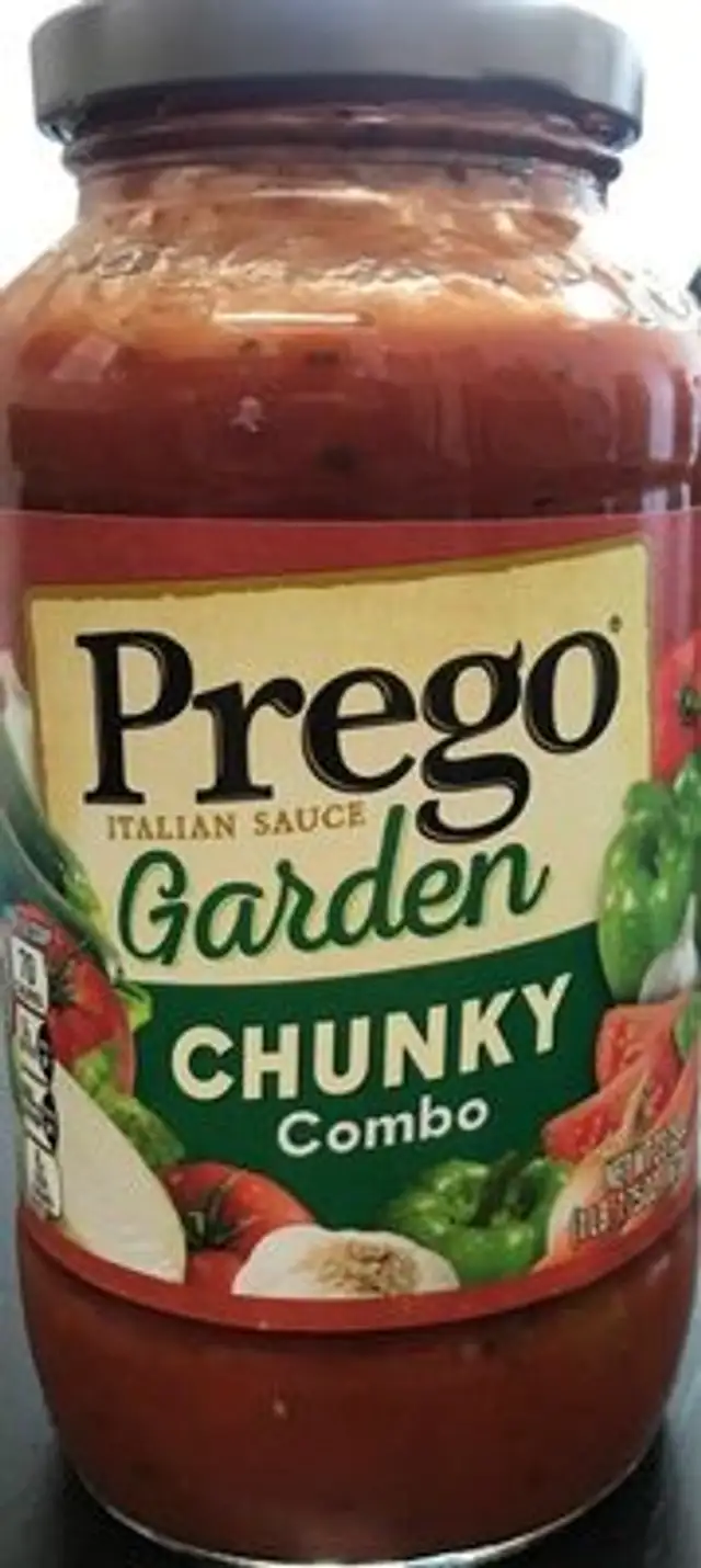 Prego sauces vegetable front packaging