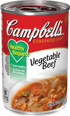 Condensed vegetable beef soup