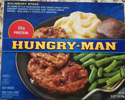 Hungry-Man Salisbury steak meal