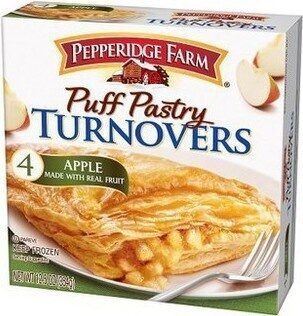 Apple turnovers front packaging