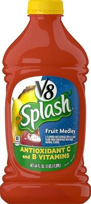 Splash fruit medley front packaging