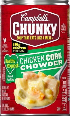 Healthy request soup front packaging