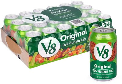V8 Vegetable Juice - 28 Pack front packaging