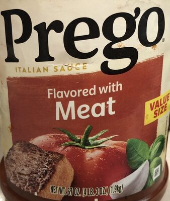 Prego sauces meat