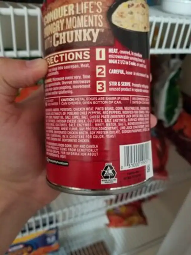 Unknown ingredients label