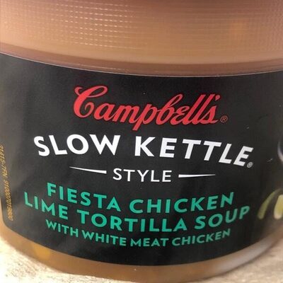 Campbell's slow kettle soup lime chicken