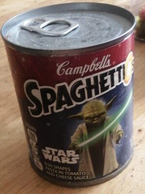 Spaghettios StarWars front packaging
