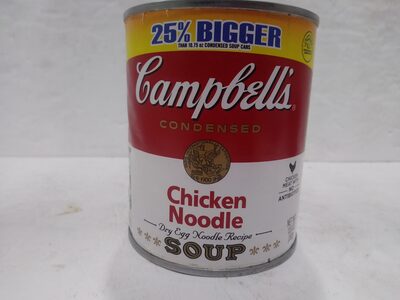 Condensed Chicken Noodle Soup front packaging