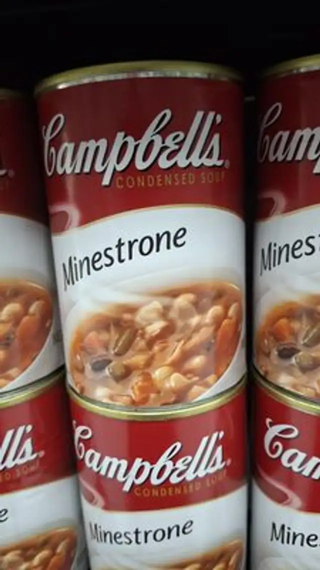 Campbell's condensed soup minestrone