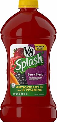 Splash berry blend front packaging