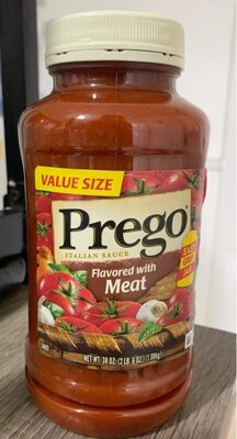 Prego italian sauce meat flavor