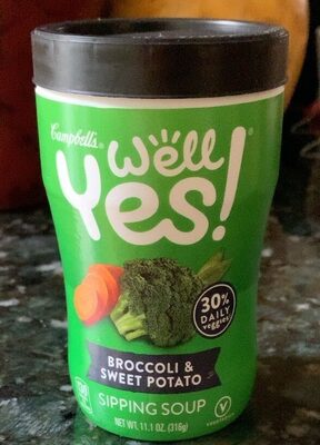 Broccoli and Sweet Potato Sipping Soup