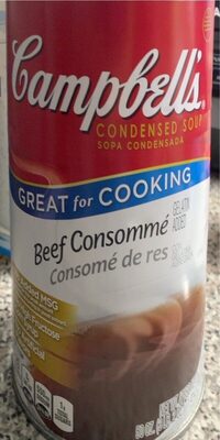Beef consomé front packaging