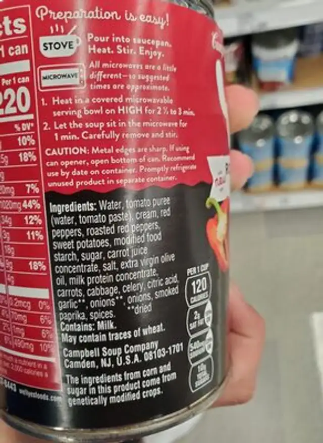 Well YES! ingredients label