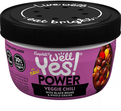 Well Yes! Power veggie chili front packaging