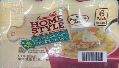 Savory chicken with brown rice