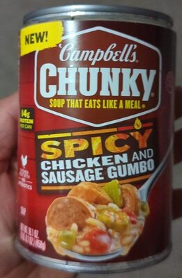 spicy chicken and sausage gumbo front packaging