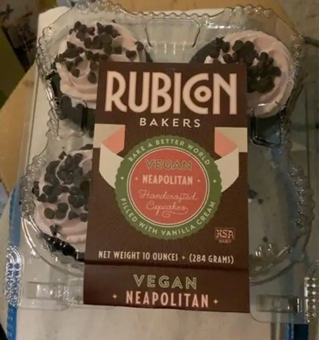 Vegan Neapolitan handcrafted cupcakes
