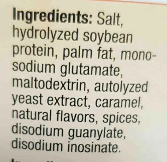 haco ingredients label