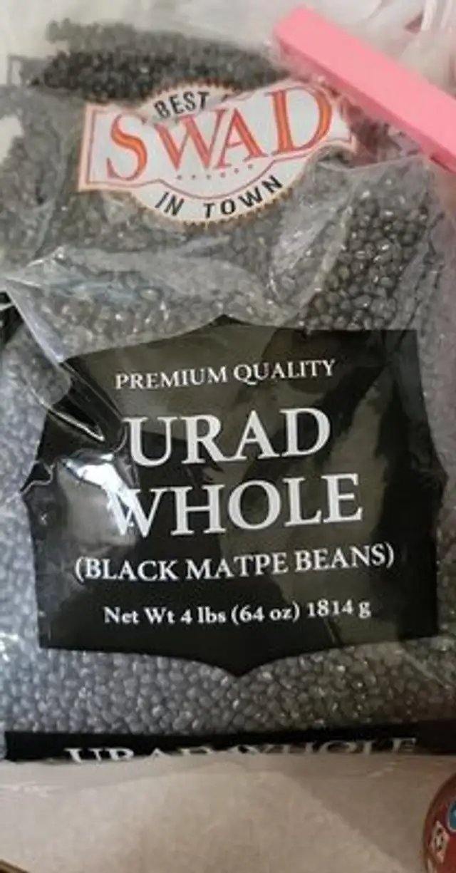 Urad whole black matpe bean