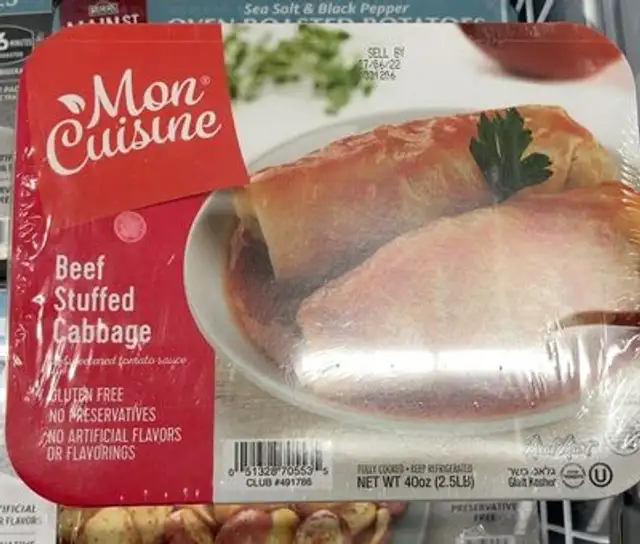 Beef stuffed cabbage