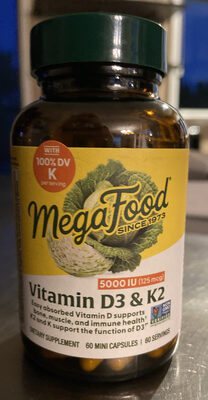 Vitamin D3 & K2