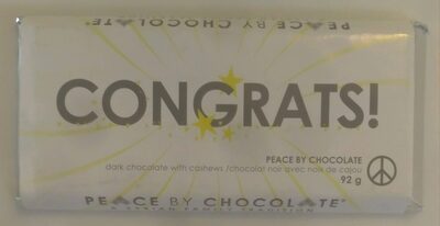 Dark Chocolate with Cashews