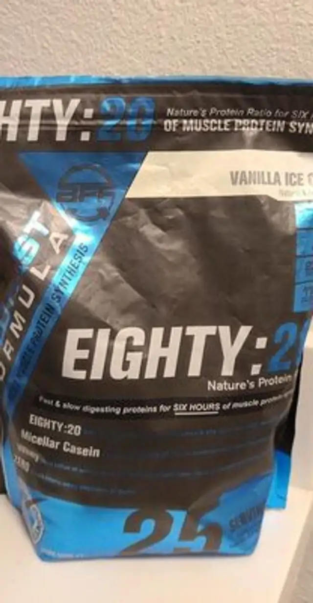Eighty 20 vanilla ice cream protein powder
