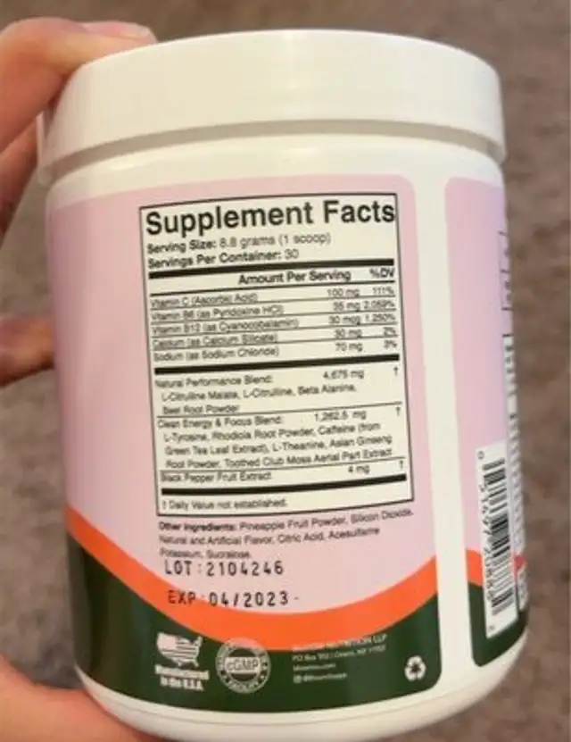High energy pre workout