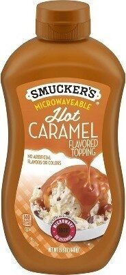 Hot caramel topping