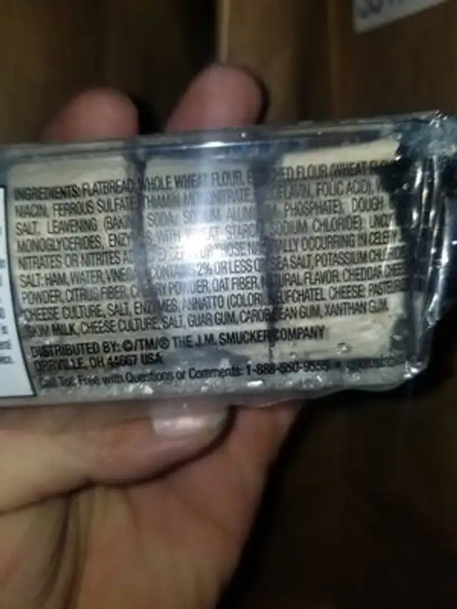 uncrustables ingredients label