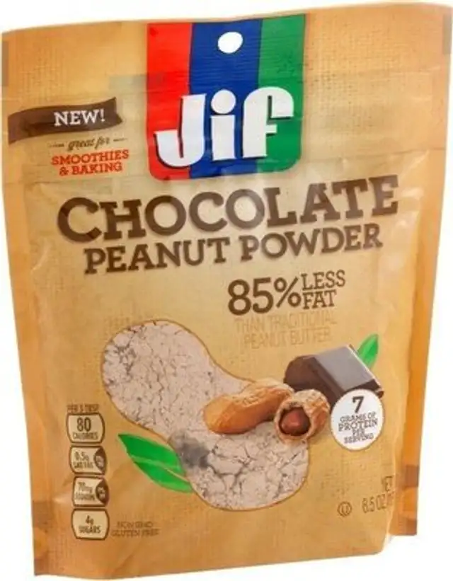 Sweetened chocolate peanut powder