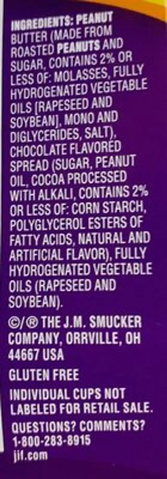 jiffy chocolate silk ingredients label