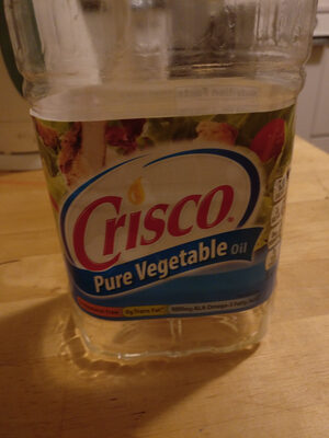 Crisco Pure Vegetable Oil front packaging
