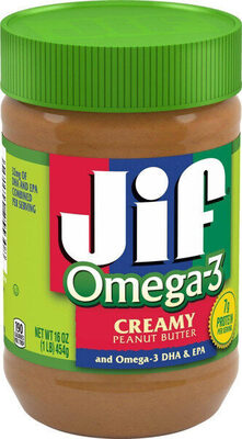 Omega3 creamy peanut butter