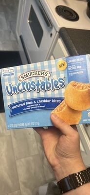 uncured ham & cheddar bites