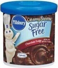 Creamy supreme sugar free chocolate fudge frosting