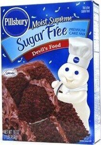 Moist supreme sugar free devils food cake mix
