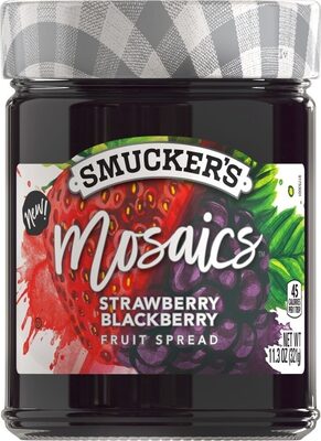 Mosaics strawberry blackberry fruit spread