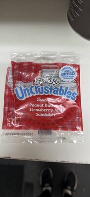 Peanut Butter & Strawberry Jam Sandwich