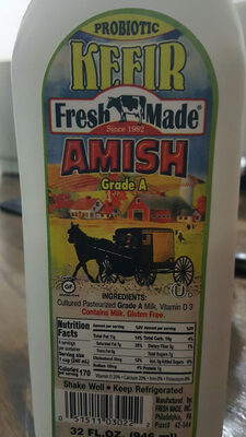 Fresh made, kefir, amish