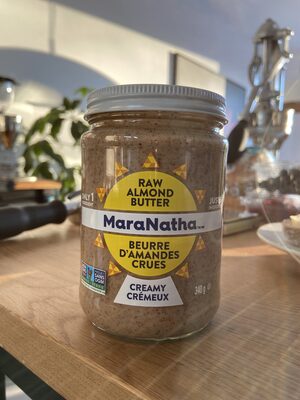 Maranatha, organic raw almond butter creamy