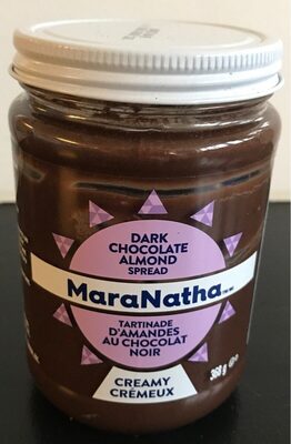 Tartinade amande au chocolat noir