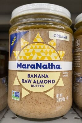 Banana raw almond butter
